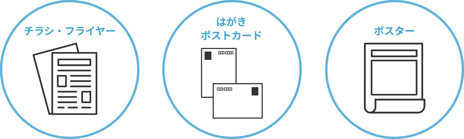 チラシ・フライヤー／はがき・ポストカード／ポスター